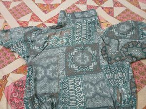Patterned Crop Top