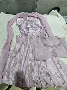 Elegant Lavender Lehenga choli