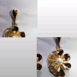 Korean Aestatic Earring (Gold Colour Sea Inspired)