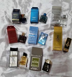 Miniature Perfume Collection - Versace, Bulgari &