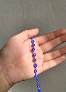 Blue Flower Bracelet