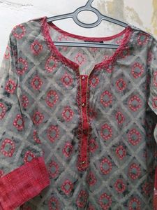 Patterned Kurti Dress