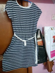 Striped Mini Dress