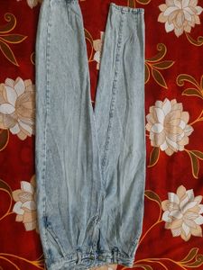 Acid Wash Balloon Jeans
