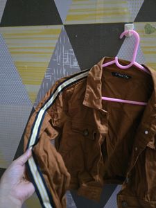 Cropped New Brown Jacket