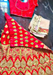 Red Lehanga Choli