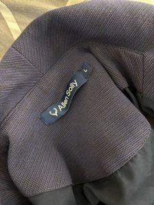 Stylish Navy Blue Wrap Dress