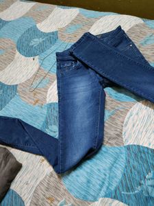 Dark Blue Denim Jeans