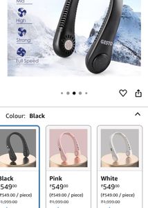 Vaneless Hanging Neck Fan