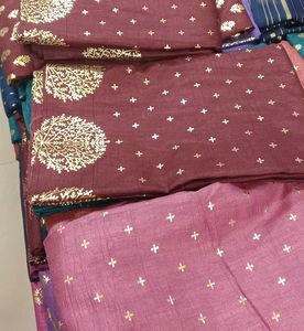 Saree Without Blouse Piece (1 Set)