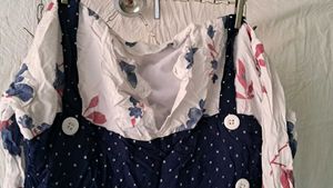 Floral Top &amp; Polka Dot Jumper Dress