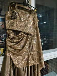 Ready to wear fish cut saree