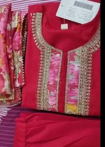 Elegant Red Kurta Set