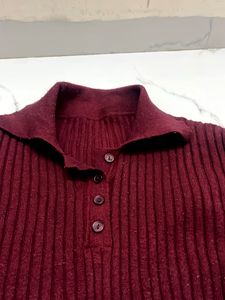 Buttoned Pullover For Girls