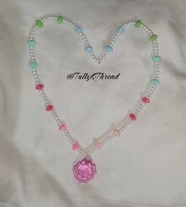 Beaded Pendant Necklace