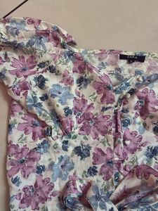 Floral Cute Cropped Top