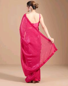 Party Trending Heavy Embellished &amp; Sequined Saree