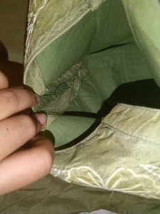 Embroidery Pista Green Kurta