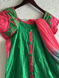 Kurti Set- Brand New Anarkali Dupatta Salwar
