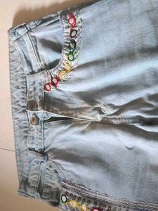 👇🌸 Garba Special Handmade Jeans – H.M Collection