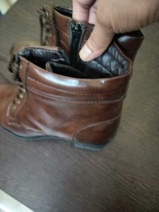 Brown Ladis Boots Size Uk 7 Euro 40 From Layasa