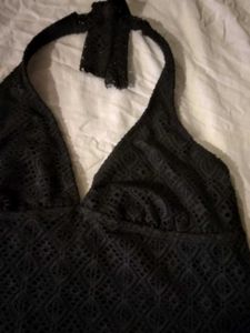 Beautiful Lace Imported Halter Top