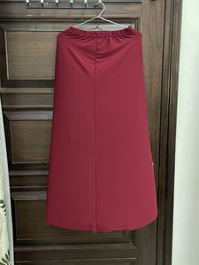 Burgundy Maxi Skirt