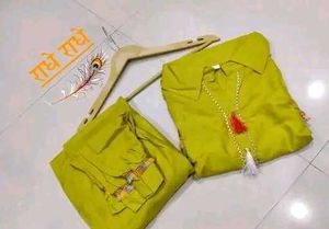 (M toXXL) Embroidered A-Line Kurti With Dhoti Pant