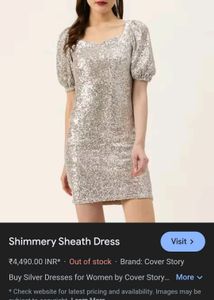 Shimmery Sheath Dress
