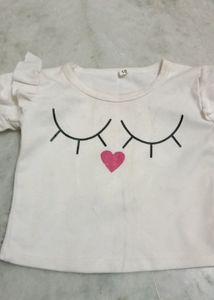 Baby Girl Cute White Top