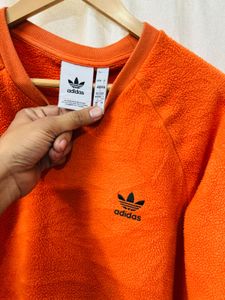 Orange Adidas Sweatshirt