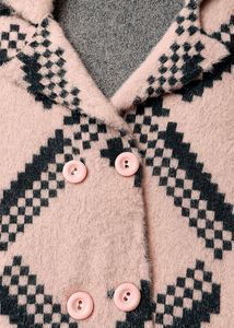 Pink Patterned Coat