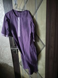 Elegant Purple Kurta with bottom