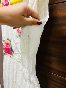 White Floral Dress