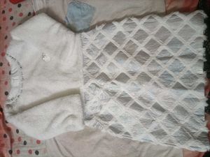 Cute White Fur Dress