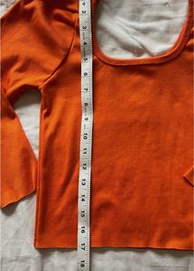 Orange Crop Top