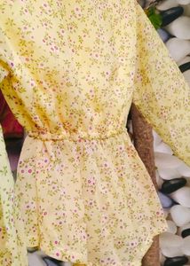Yellow korean top