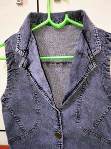 Denim Vest Jacket