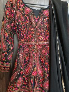 Embroidered Indo Western Dress