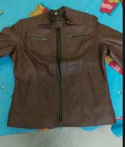 Stylish Brown  Leather Jacket