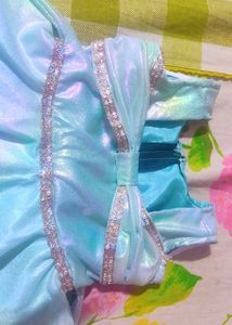 Party Wear Baby Girl Frill Frock