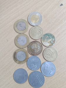 Few Coins Of Rs. 20, 10, 2 And 1