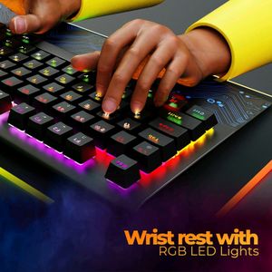 New Zebronics Mechanical RGB Led Keyboard