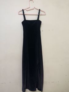 Black Slit Dress