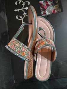 Embroidered Flats &amp; Sandals