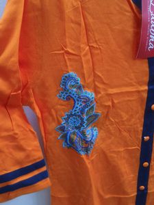 Elegant Orange Kurta