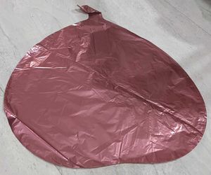 10 pcs 18inch pink gold  heart foil balloons