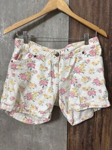Max Floral Denim Shorts