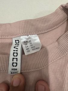 Pink Ribbed Tank Top