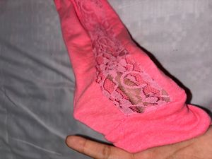 Coral Lace Trim Top
